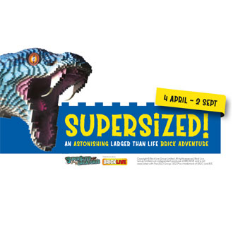 Marwell Zoo's first SUPERSIZED! brick adventure!
