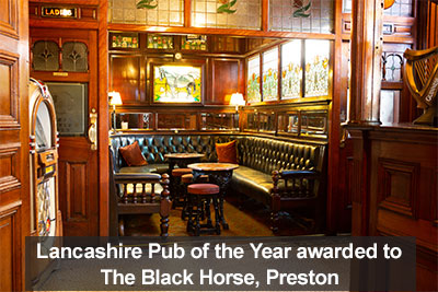 Lancashire Pub of the Year awarded to The Black Horse