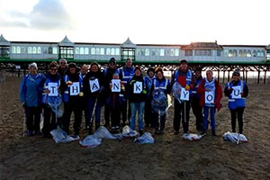 The amazing volunteers who take part in beach cleans across the Fylde Coast have removed a whopping 9,000 bags of litter over the past year.
