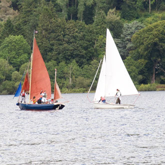 Legend Sailing in the Loch Tay Highland Perthshire area