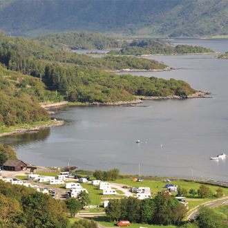 Camping & Caravanning site in the West Highlands of Scotland