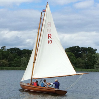 Traditional sailing on the Broads