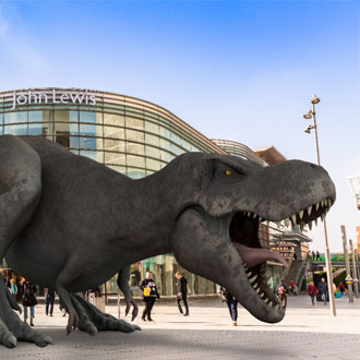 Jurassic invasion at Liverpool ONE