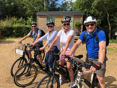 UK Electric Bike Centre friends day out to chapel down vineyard tour