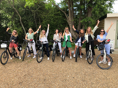 UK Electric Bike Centre Girls Day OUt self guided vineyard tour